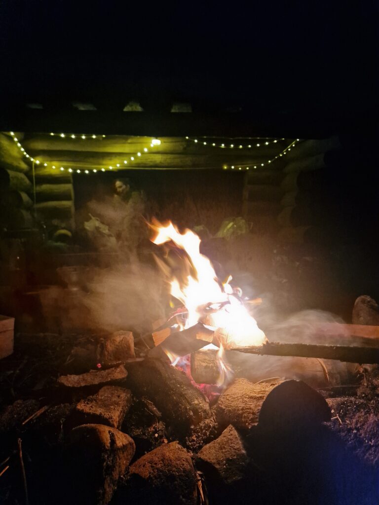 bål hygge på naturweekend